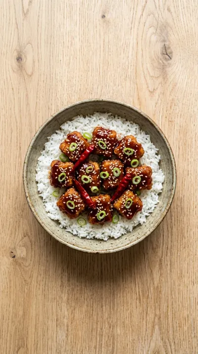 Homemade General Tso's Chicken - cooking process