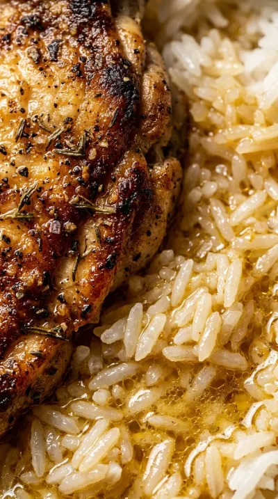 One-Pot Chicken and Rice - ingredients preparation