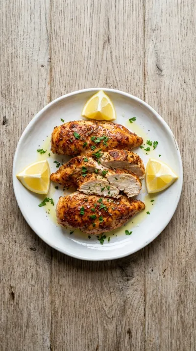 Oven Baked Chicken Breast (Juicy Every Time) - cooking process
