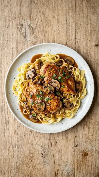 Super Easy Chicken Marsala - ingredients preparation