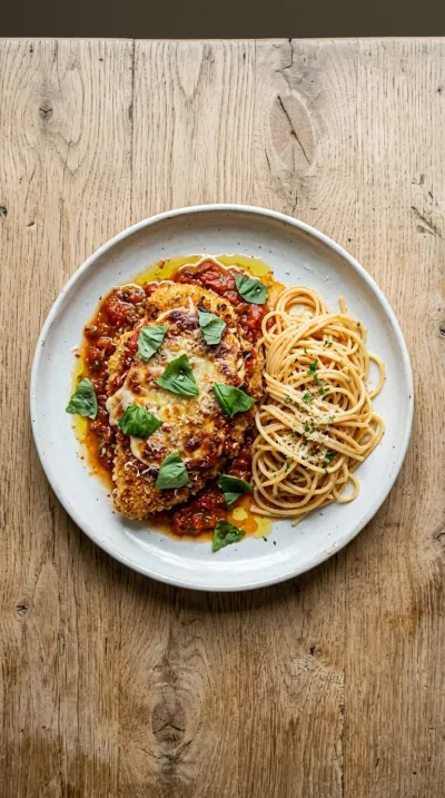 Crispy Chicken Parmesan (Restaurant Style) - cooking process