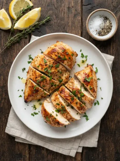Oven Baked Chicken Breast – Easy Weeknight Dinner - ingredients preparation