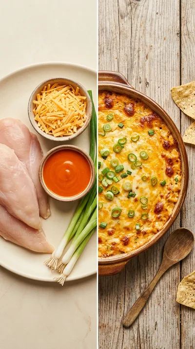 Buffalo Chicken Dip – Easy Party Recipe - ready to serve