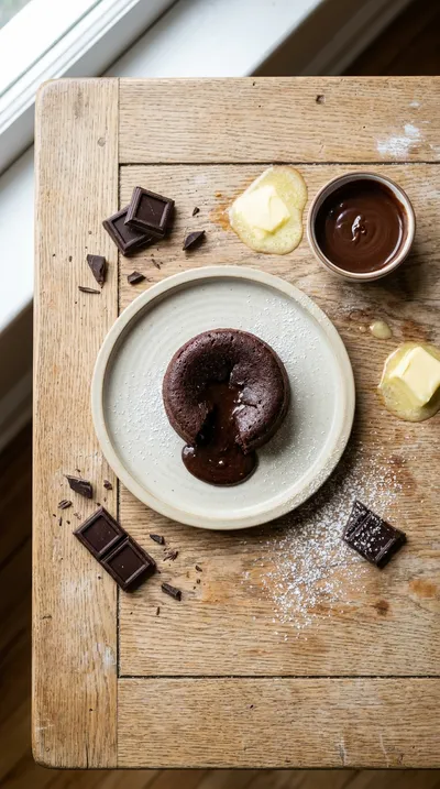 Cottage Cheese Lava Cake Recipe - cooking process