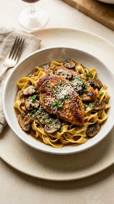 Super Easy Chicken Marsala