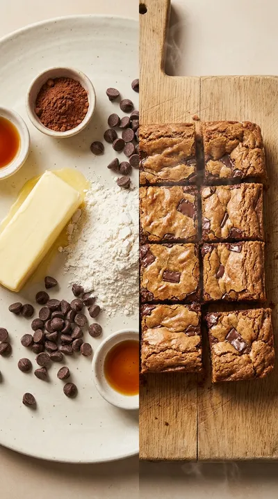 Best Brookies Recipe – Chewy Cookie‑Brownie Bars - ready to serve