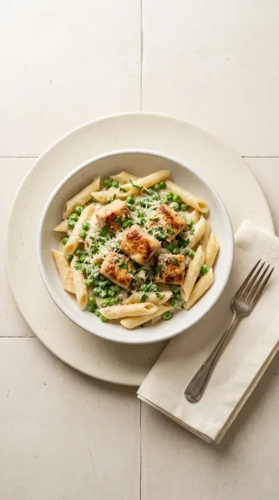 Creamy Garlic Parmesan Chicken Pasta – One Pot