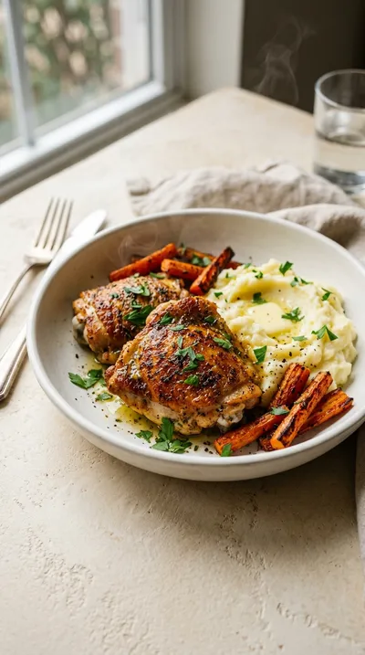 Oven Baked Chicken Thighs – Easy Weeknight Dinner