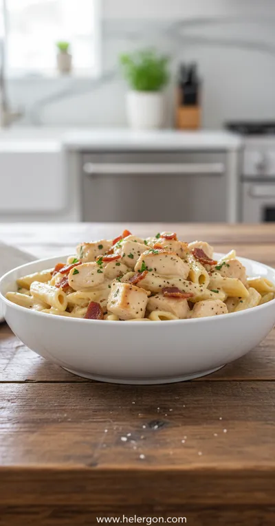 Creamy Chicken Turkey Bacon Ranch Pasta – Comfort Food