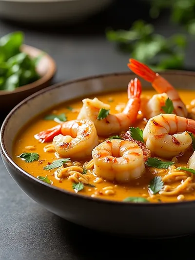 Creamy Thai Coconut Shrimp Curry