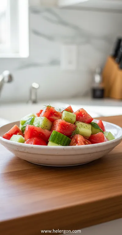 Cucumber and Tomato Salad