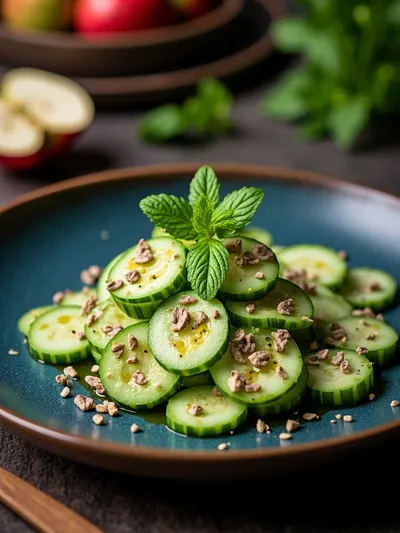 Cucumber Apple Salad – Quick & Simple - cooking process