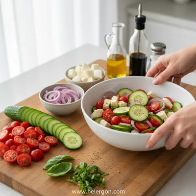 Easy Cucumber Caprese Salad – Fresh & Simple