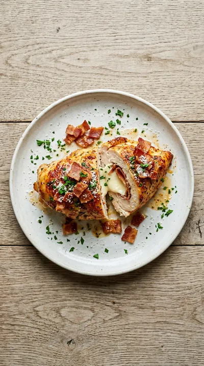 Baked Chicken Breast with Cream Cheese & Turkey Bacon - ingredients preparation