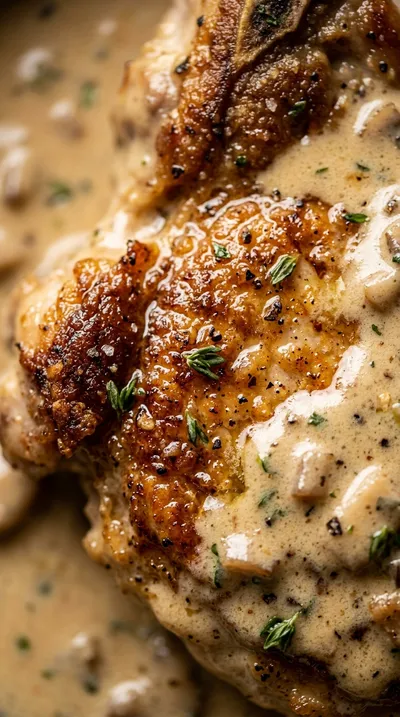 Creamy Chicken Thighs with Mushroom Thyme Sauce - ingredients preparation