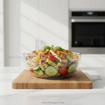 Mediterranean Chicken Pasta Salad