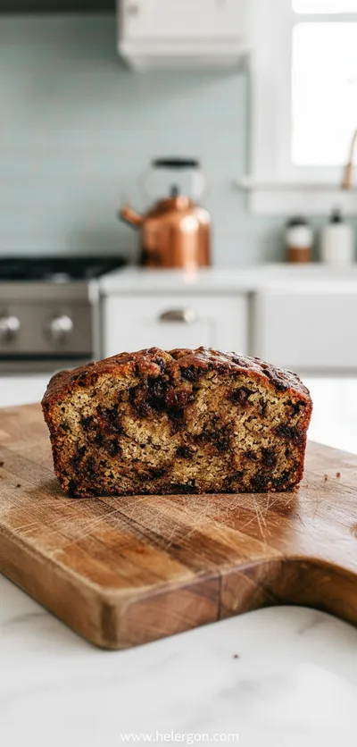 Moist Chocolate Chip Banana Bread Recipe