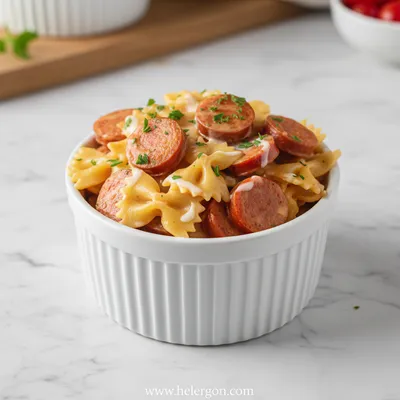 One Pot Creamy Cajun Chicken Sausage Pasta