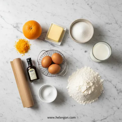 Best Orange Cake Ever - cooking process