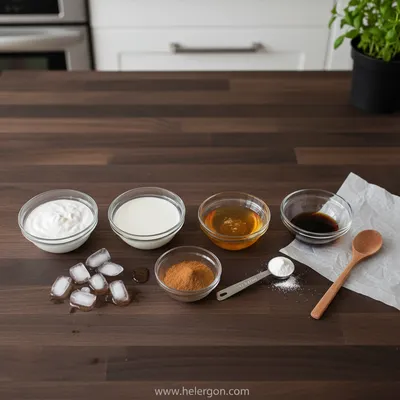 Paleo Cinnamon Ice Cream - cooking process