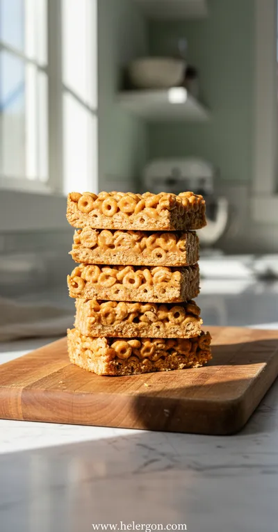 Easy Peanut Butter Cheerio Bars