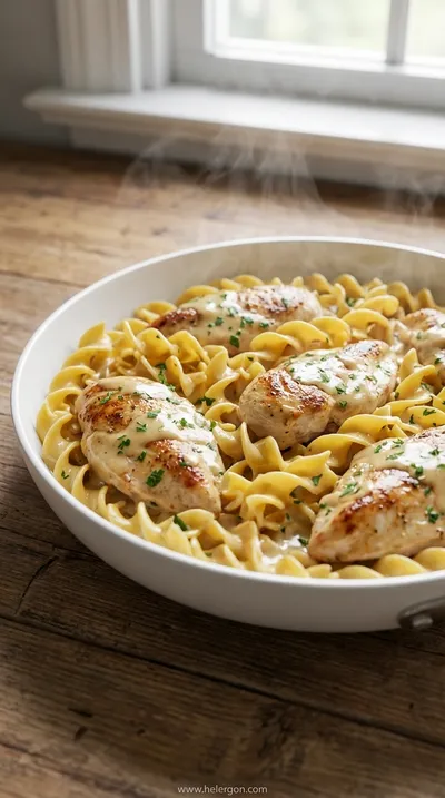 Savory One-Pan Chicken With Buttered Noodles