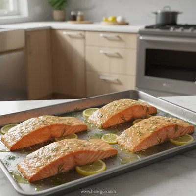 Sheet Pan Lemon Garlic Butter Salmon