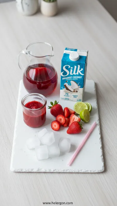 Starbucks Pink Drink Recipe - cooking process