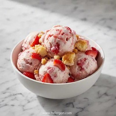 Strawberry Shortcake Ice Cream – Easy 55-Minute Recipe