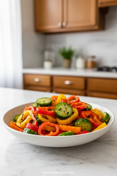 Sweet Pepper Salad – Quick & Simple Recipe