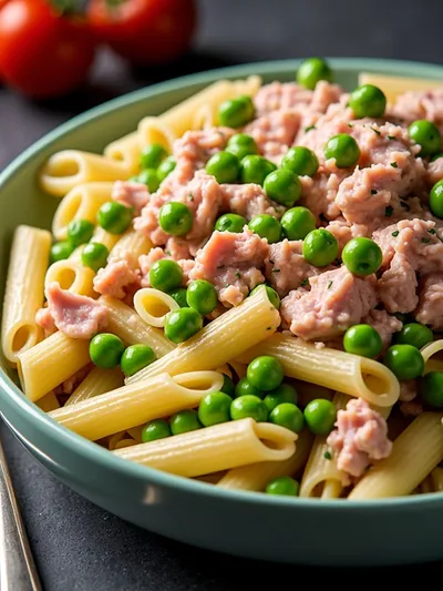 Tuna Pasta Salad With Peas