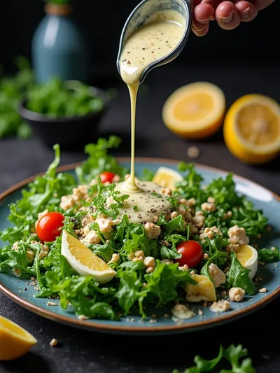 White Balsamic Vinaigrette Recipe - cooking process